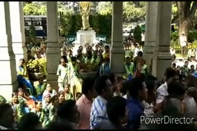 ಪೌರಕಾರ್ಮಿಕರ ಪ್ರತಿಭಟನೆ , Civic workers protest