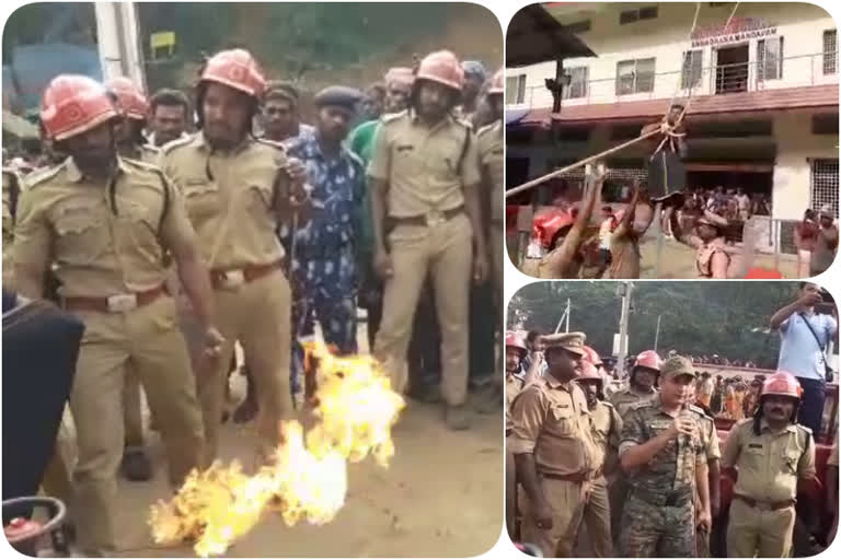 Police mock drill on natural disasters