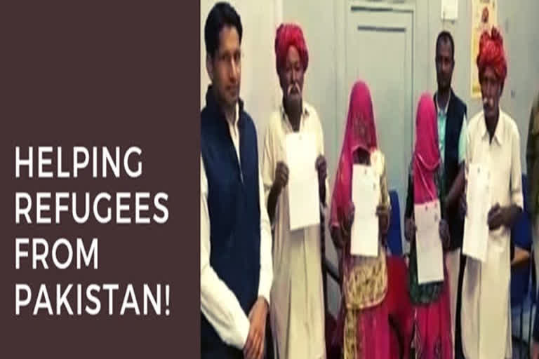 Camp organised in Jaisalmer to help Pak refugees complete formalities to avail Indian citizenship  Camp organised in Jaisalmer to help Pak refugees  cab latest news  ദേശീയ പൗരത്വ ബില്‍ വാര്‍ത്തകള്‍  പാക് കുടിയേറ്റക്കാര്‍