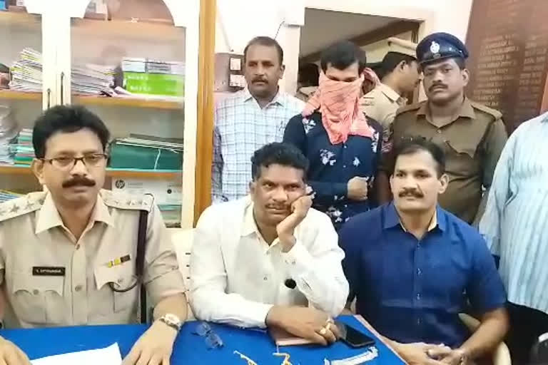 gudiwada police arrested theft at krishna dist