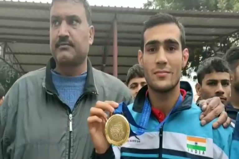 boxer sachin won gold in thirteen south asian games