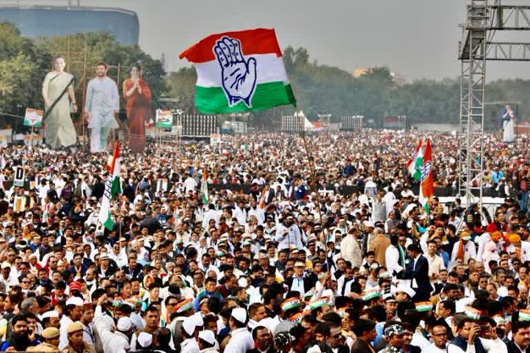 congress bharat bachao rally etv bharat