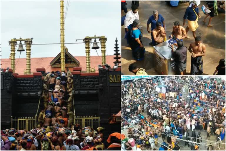 വരുമാനം 100 കോടി കവിഞ്ഞു  sabarimala revenue  ശബരിമല  ശബരിമല വരുമാനം  ശബരിമല വരുമാനം 100 കോടി  100 കോടി  sabarimala revenue turn over to hundred crore  sabarimala latest news