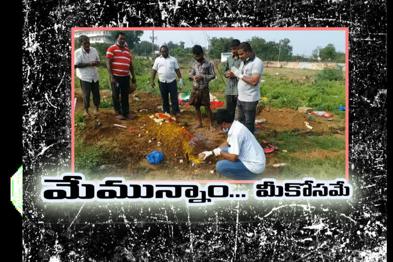 Funeral services for orphans by a members in allagada