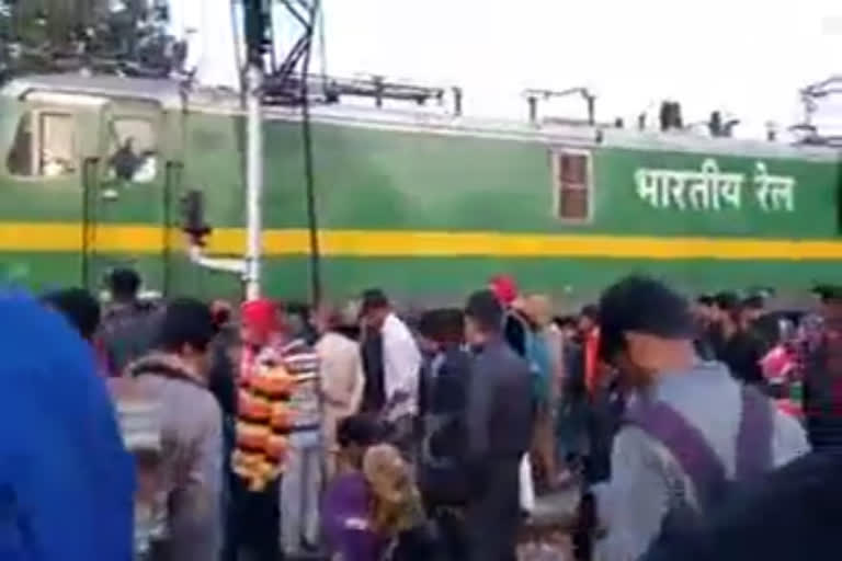 bike-stuck-between-train-tracks-in-laksar