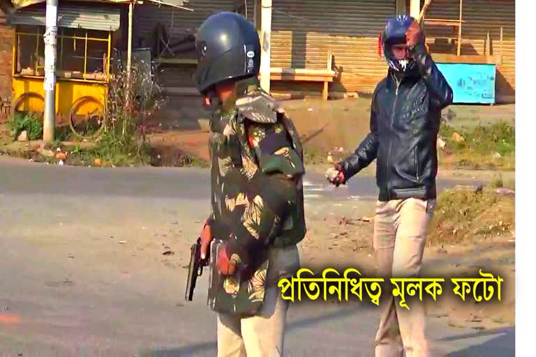 GOLAGHAT POLICE FIRING ASSAM ETV BHARAT