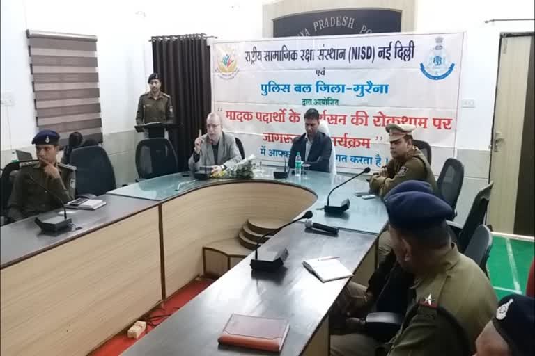 workshop for drug addiction was organized in Morena.