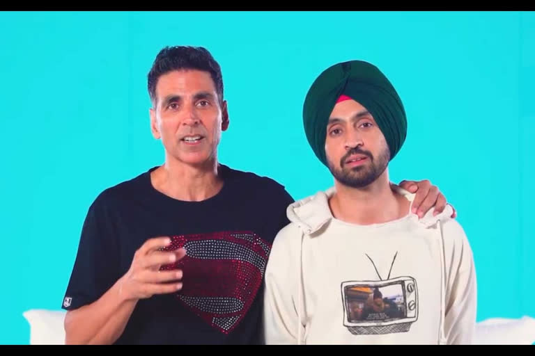 Akshay Kumar, Diljit Dosanjh undergo labour pain test