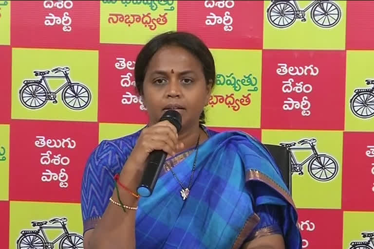 panchumarti anuradha comments on disha act