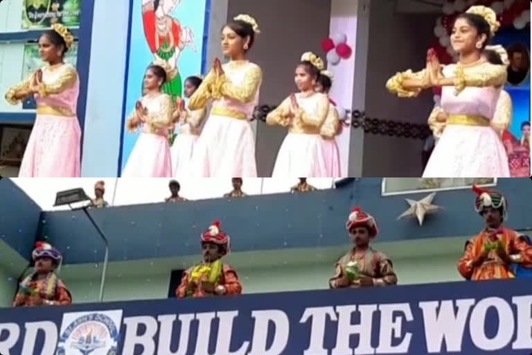 saint anns inter schools folkdance competetions in vijayawada