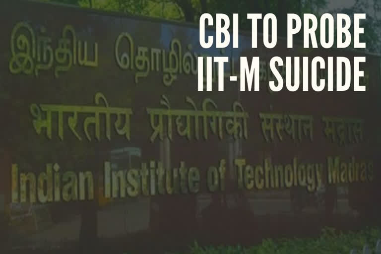 CBI to probe IIT-Madras suicide