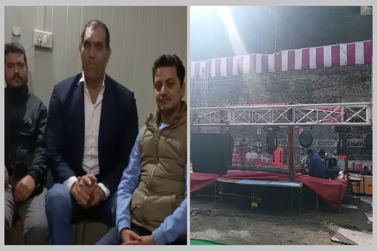 the Great Khali arrives in Rampur for MMA Championship