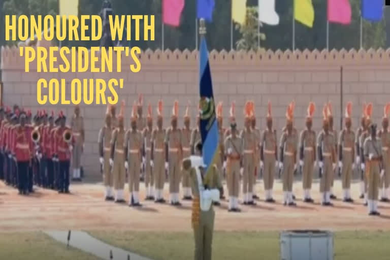 Gujarat police honoured with 'President's Colours'