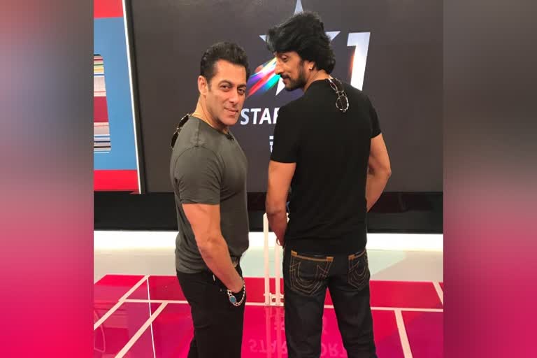 kicha and salman khan different look