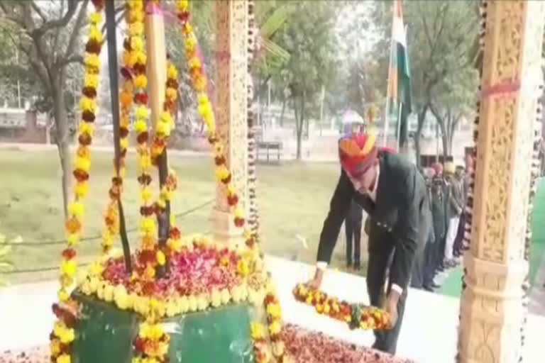 Rajarif's soldiers celebrated ichamati day,  इच्छामती दिवस, राजरिफ के जवानों ने मनाया इच्छामती दिवस,  भारत-पाक युद्ध, Indo Pak war, jhunjhunu latest news, झुंझुनू न्यूज, युद्ध की यादों को किया ताजा,