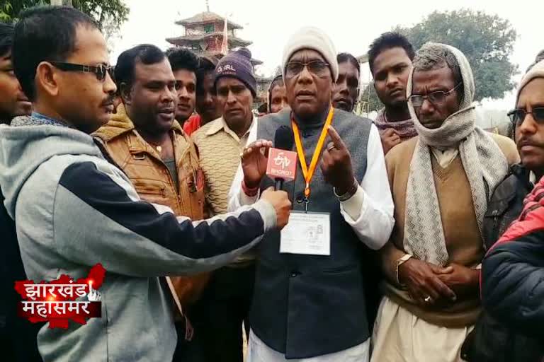 Political news of Jharkhand, jharkhand election 2019 news, jharkhand election news today, Jharkhand Assembly Election, Assembly Election 2019, BJP Candidate Nagendra Mahto news, झारखंड विधानसभा चुनाव, पोलिंग बूथ, बीजेपी प्रत्याशी नागेंद्र महतो