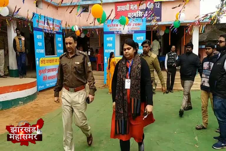 DC and SP inspect polling stations