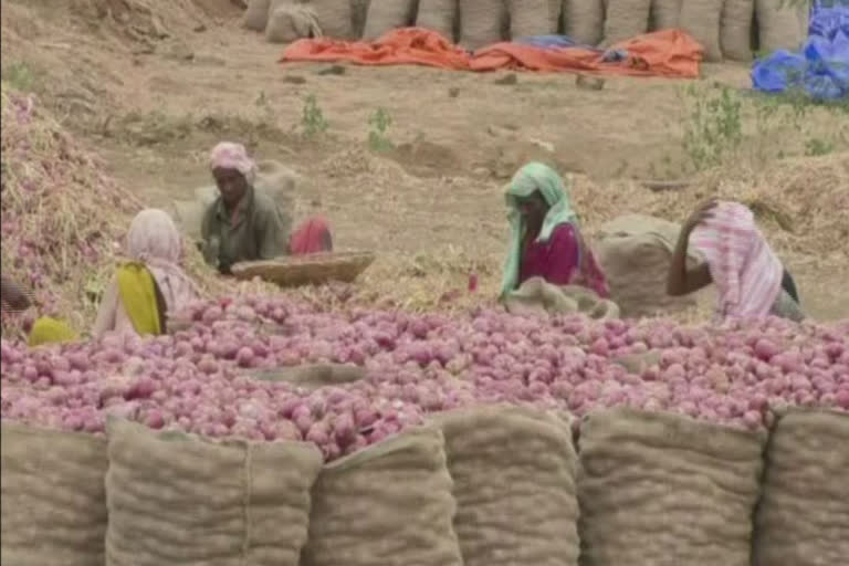 a Karnataka farmer became crorepati even after repaying all his debt because of bumper onion production in chitradurga