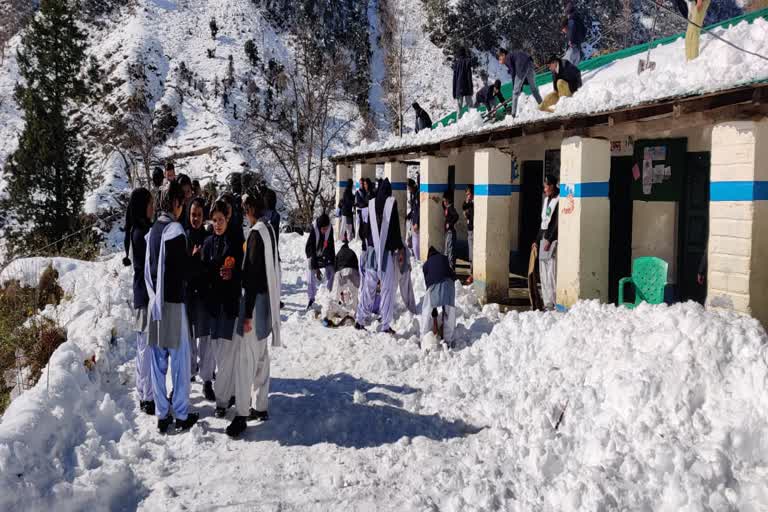 snow fall in uttarakhand