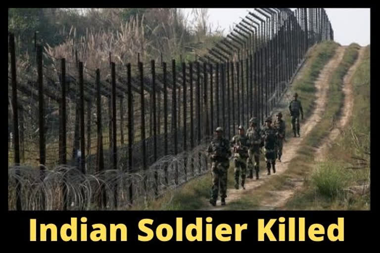 J-K: Army personnel killed in ceasefire violation by Pak along LoC in Gurez sector  Jammu and Kashmir news  army jawan  ജമ്മുകശ്മീരില്‍ പാക് വെടിനിര്‍ത്തല്‍ കരാര്‍ ലംഘനത്തില്‍ ഒരു സൈനികന്‍ കൊല്ലപ്പെട്ടു