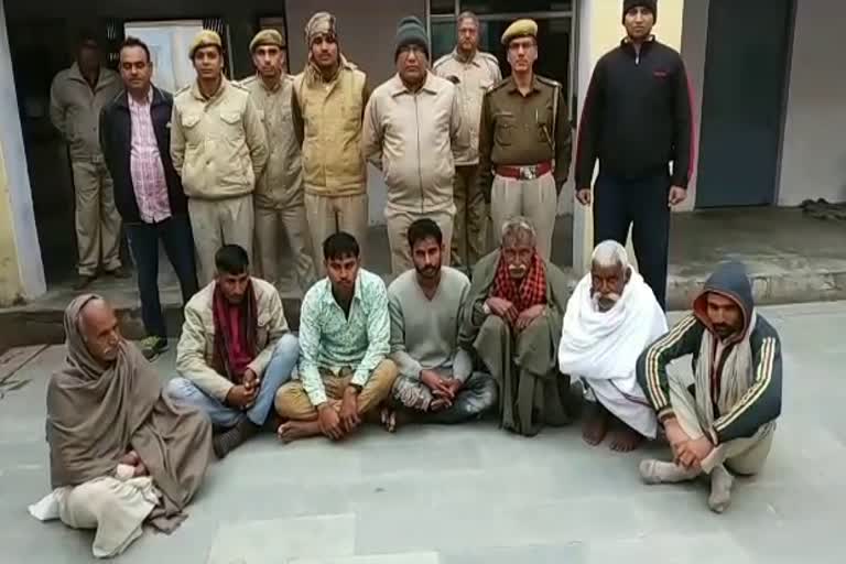 बाड़ी कोतवाली थाना, Dholpur police,arrested 9 vicious warrantees, धौलपुर न्यूज