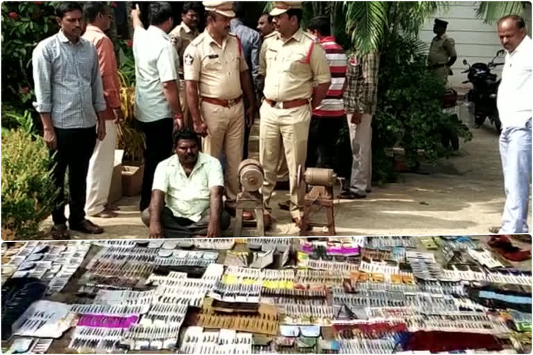 hen fighting swords seized in east godavari kaorangi