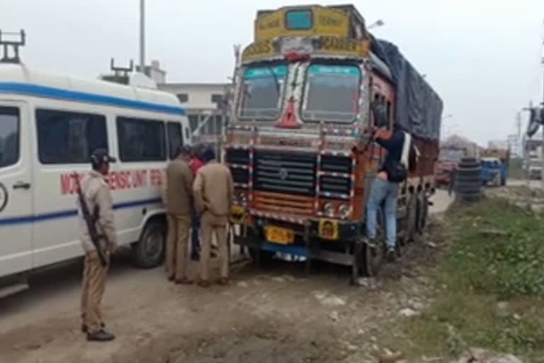 रुद्रपुर में ट्रक चालक की मौत न्यूज Kashipur NH 74 News