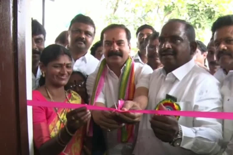 whip vinay bhaskar and mlc kadiyam inaugarated pensioners office