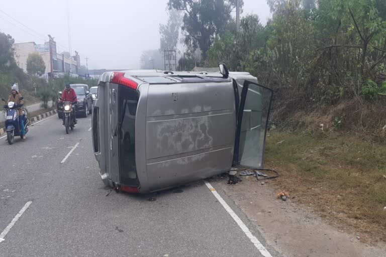 car accident on Nangal road