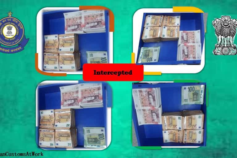 Custom seized more than 93 lakh foreign currency from IGI Airport delhi