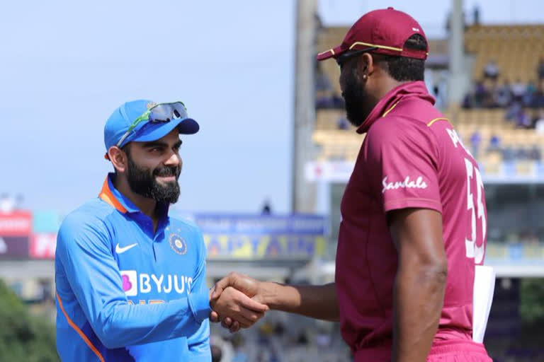 West indies won the toss elected to bowl first