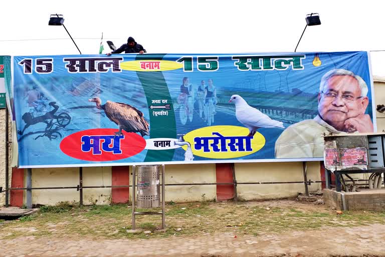 poster war in bihar