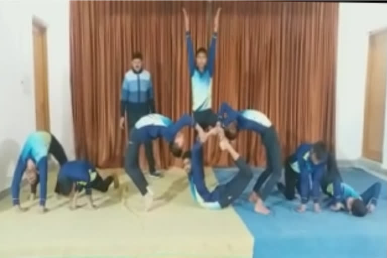 Disa College wins with first number in state level yoga competition