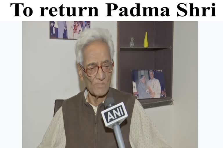 Urdu humourist Mujtaba Hussain to return Padma Shri in protest against CAA