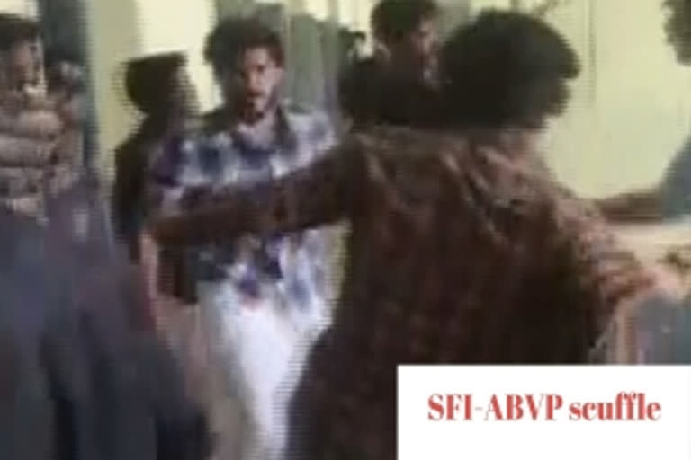 SFI supporters thrash ABVP activists in Kerala over CAA seminar