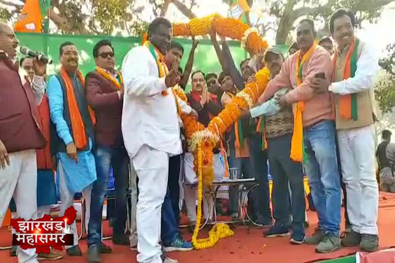 JP Nadda addressed public meeting in Dumka