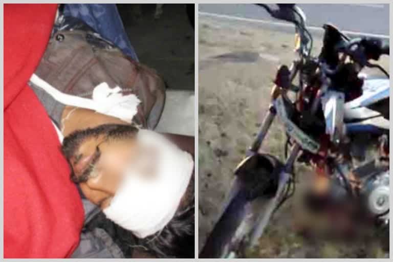 two injured in bike accident near nadaun