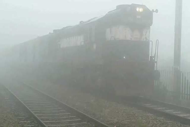 train delayed in rewari