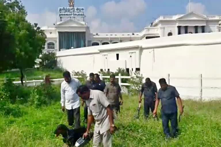 bomb threat in tamilnadu assembly, தலைமை செயலகத்துக்கு வெடிகுண்டு மிரட்டல்