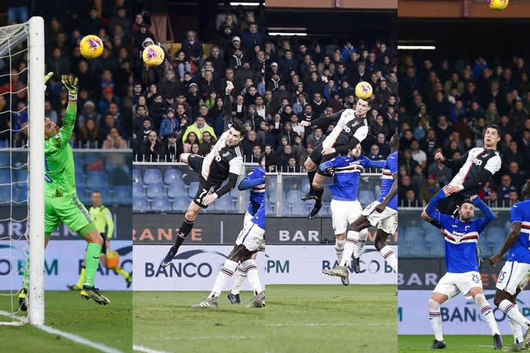 Cristiano Ronaldo  Juventus  Serie A  Sampdoria  ക്രിസ്റ്റ്യാനോ വാർത്ത  യുവന്‍റസ് വാർത്ത  സീരി എ വാർത്ത  സാംപ്ദോറിയ വാർത്ത