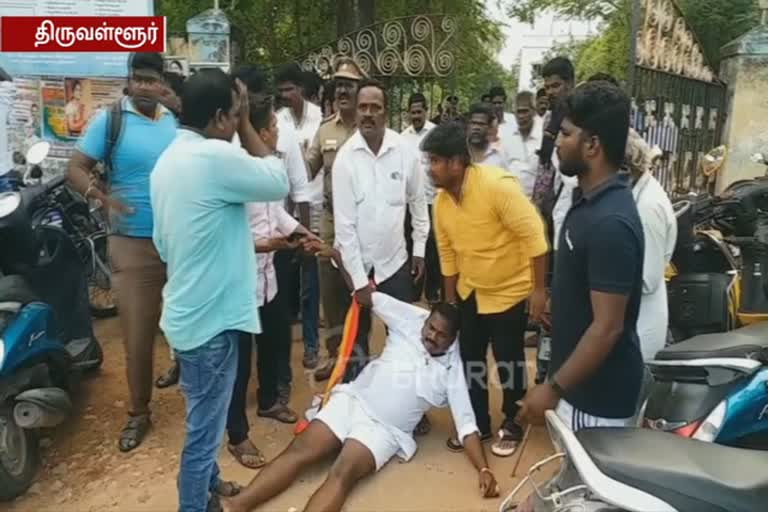 தற்கொலைக்கு முயன்ற தேமுதிக உறுப்பினர்!