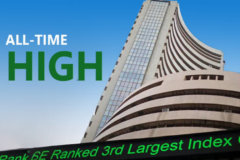 Sensex, Nifty rally to fresh record highs; Yes Bank surges 7%