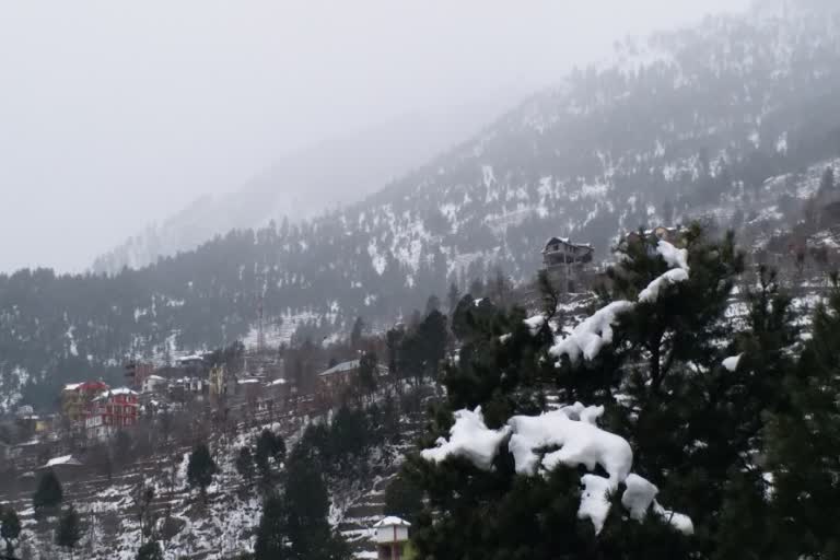 Snowfall in Kinnaur