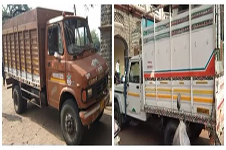 Illegal sand traffic in Akola; Tahsildar squad's took action