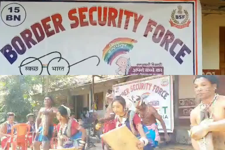 Border security forces are setting up Swabharat Bharat camps