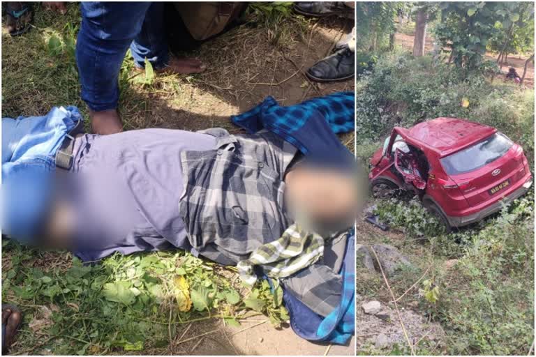 ನಿಯಂತ್ರಣ ತಪ್ಪಿ ಪಲ್ಟಿ ಹೊಡೆದ ಕಾರು, One death in car accident in T narasipura of Mysore