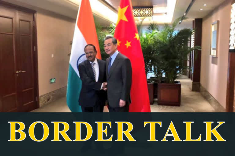 National Security Advisor Ajit Doval and Chinese state counselor and foreign minister Wang Yi.