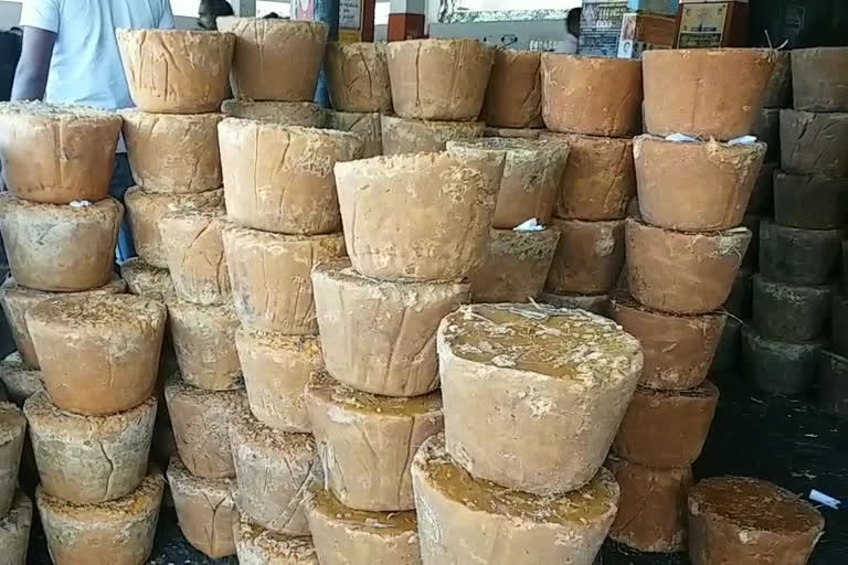 Nationally recognized anakapalli jaggery market