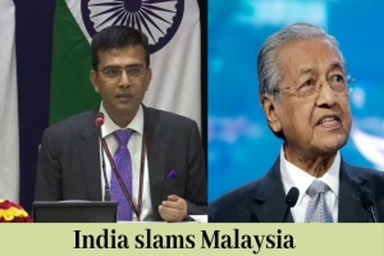 India slams Malaysian PM, calls his remark on CAA as "factually inaccurate"