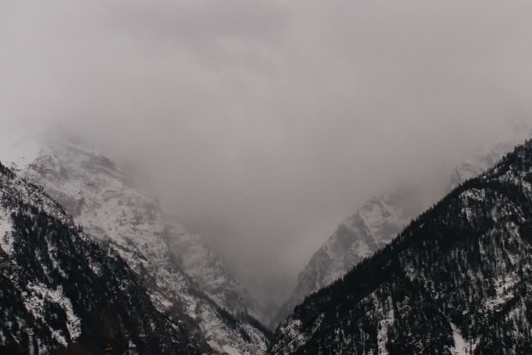 snowfall started in kinnaur